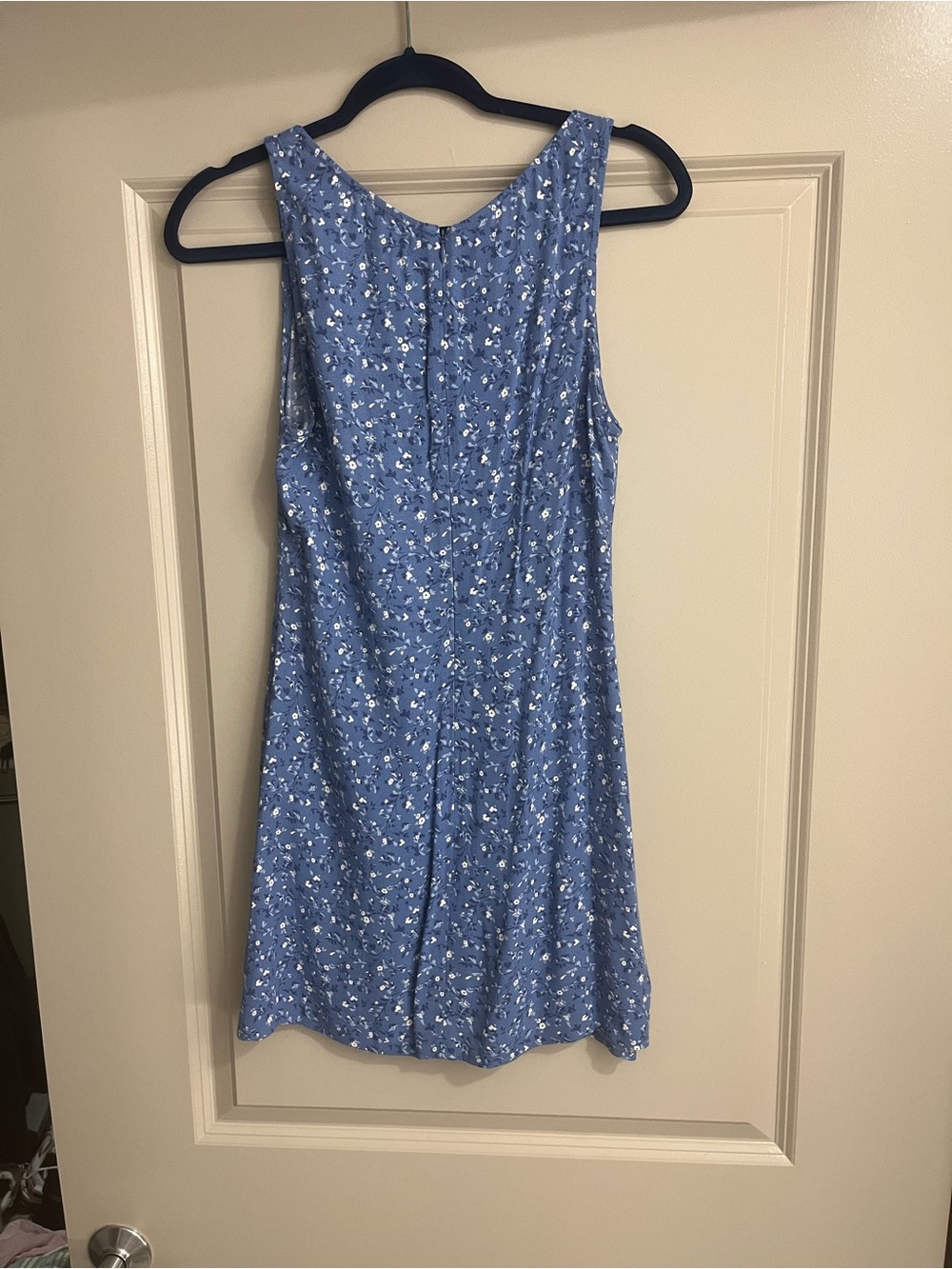 Reformation mini dress blue and white floral - Picture 2 of 6